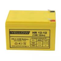 Аккумуляторная батарея YELLOW HR 12-12 12В 12 А·ч