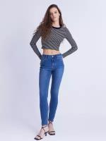 Джинсы силуэта Skinny с низкой посадкой, цвет Голубой, размер 30