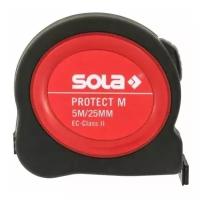 Рулетка Protect M PE 525, L=5 м, магнитная,50570601 Sola