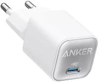 Сетевое зарядное устройство Anker 511 Nano 3 PD 30W USB-C PD (A2147G21) белый