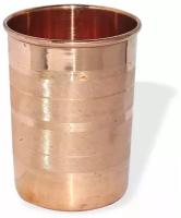 Стакан медный, цельномедный Copper cup для настаивания, обеззараживания воды