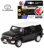 Машина мет. 1:43 Toyota FJ Cruiser, откр. двери, черный, 12см