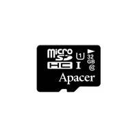 Карта памяти Apacer microSDHC 32 ГБ Class 10, UHS-I, черный