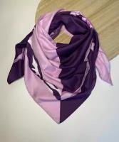 Платок VIKTORIA,90х90 см, фиолетовый, розовый