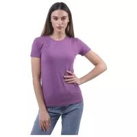 Женская футболка SERGIO DALLINI с коротким рукавом и круглым вырезом SDT651-9-XL Фиолетовый