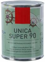 Лак глянцевый Unica Super ЕР 0.9 л, бесцветный, колеруемый, на алкидной основе, для декорирования и защиты любых деревянных поверхностей внутри и снар