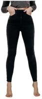 Джегинсы / джинсы BUN черные, облегающие, скинни, с утеплением из флиса, размер 44