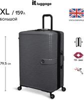 Чемодан it luggage/большой размер XL/159л/поликарбонат/увеличение объема