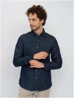 Рубашка UNITED COLORS OF BENETTON, размер KL, синий 905