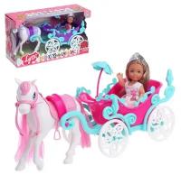 Карета с лошадкой и куклой 