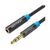 Кабель Vention Jack 3.5 mm M - Jack 3.5 mm F (VAB-B06-B)