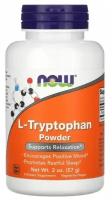 Аминокислота NOW L-Tryptophan Powder