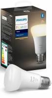 Лампа светодиодная Philips Hue White, E27, A60, 9 Вт, 2700 К