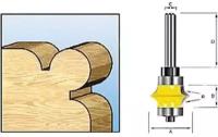 Фреза кромочная Makita 34.9х22.2х8х32х2Т (D-11726)