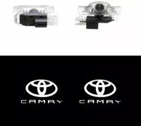 Штатная подсветка дверей для Тойота Камри (Camry)