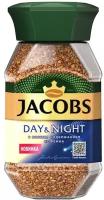Кофе натуральный растворимый Jacobs Day&Night сублимированный декофеинизированный
