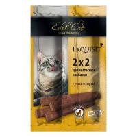 Лакомство для кошек Edel Cat Мини-колбаски Утка с сыром, 2г х 4шт. в уп. 8 г