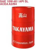 TAKAYAMA SAE 10W-40 API SL ACEA A3/B4 60л бочка (322107)