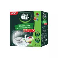 Master FRESH Turbo 5 в 1 таблетки для посудомоечной машины 28 шт