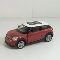 Металлическая машинка 1:34-1:39 MINI COOPER S PACEMAN, бордовый 43685D Welly