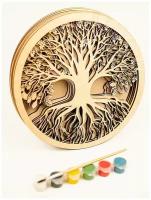 3д деревянная раскраска антистрес для детей и взрослых