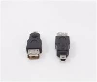 Переходник USB AF — mini-B 5P. USB Female to Mini USB