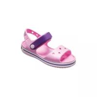 Сандалии Crocs Crocband, размер С4 (19-20EU), pool/candy pink