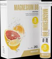 Шипучие витамины Maxler Magnesium B6 Effervescent ( Магний Б6 - шипучие таблетки 3 тубы по 20 штук ) - Цитрус