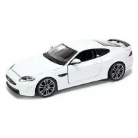 Легковой автомобиль Bburago Jaguar XKR-S (18-21063) 1:24, 18.5 см, белый