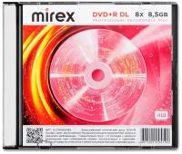 Диск DVD+R Mirex 8.5 Gb, 8x, Slim Case (1), Dual Layer (1/50)