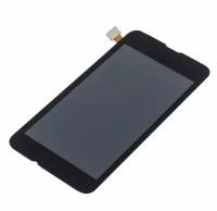 Дисплей для Nokia Lumia 530/530 Dual (в сборе с тачскрином) черный