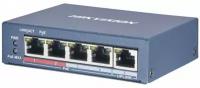Коммутатор PoE HIKVISION DS-3E0505P-E/M (5 портов 10/100/1000Mb/s; 4xPoE 10/100/1000Mb/s) 35W