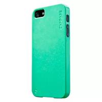 Силиконовый чехол с блестками CAPDASE Soft Jacket SPARKO для Apple iPhone 5/5S / iPhone SE - зеленый