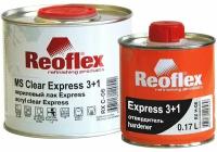 Быстросохнущий лак Reoflex RX C-06 MS 3+1 Clear Express 0,5 л. с отвердителем 0,17 л