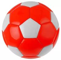 Мяч футбольный, размер 2, машинная сшивка, 2 подслоя, PVC, в ассортименте, 1 шт