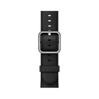 Apple Классический кожаный ремешок (для корпуса 42 мм), черный