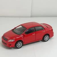 Металлическая машинка 1:34-1:39 TOYOTA COROLLA, Ю красный 43608D Welly