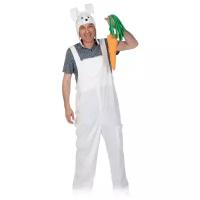 Карнавальный костюм Карнавалофф - Заяц плюш, взрослый, размер 48-52