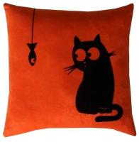 Подушка декоративная MATEX Meow, 35x35 см, лососевый