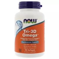 NOW Foods Tri-3D Omega (90 капс.)