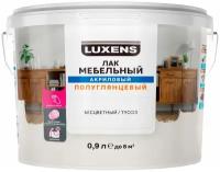 Лак для мебели Luxens акриловый бесцветный полуглянцевый 0.9 л