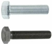 Болт 10х1,25х30 с полной мелкой резьбой (DIN 960) + самоконтрящаяся гайка (Комплект - 10шт)