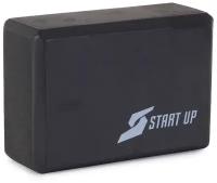 Блок для йоги Start up EG01 р 22х15,2х7,6 см чёрный