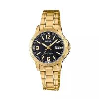 Наручные часы CASIO Collection LTP-V004G-1B, золотой, черный