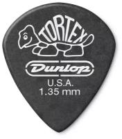 Медиатор DUNLOP 482P1.35 Tortex Pitch Black Jazz III