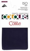 Колготки женские Conte Elegant Colours 150 den, р. 2, цвет: navy