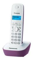 РТелефон Dect Panasonic KX-TG1611RUF фиолетовыйбелый АОН
