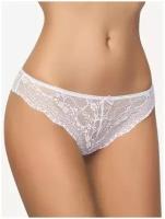 Женские кружевные трусы бразильяно Innamore Intimo Camerino BD37314 Brasilian Slip, размер 46, цвет Белый