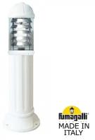 Садовый светильник-столбик Fumagalli Sauro 800 D15.554.000. WXF1R. FC1, Белый и Прозрачный