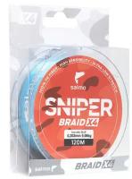 Леска плетёная Salmo Sniper Braid Blue, 091/014